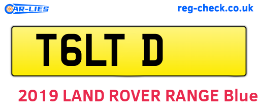 T6LTD are the vehicle registration plates.