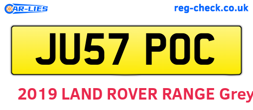 JU57POC are the vehicle registration plates.