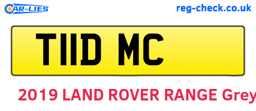 T11DMC are the vehicle registration plates.