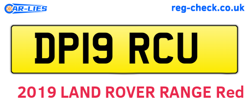 DP19RCU are the vehicle registration plates.