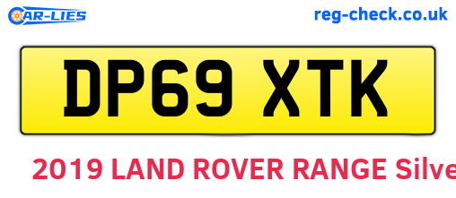 DP69XTK are the vehicle registration plates.