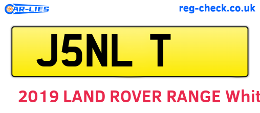 J5NLT are the vehicle registration plates.