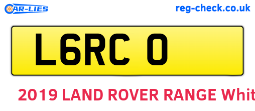 L6RCO are the vehicle registration plates.