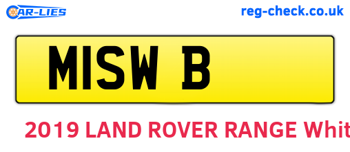 M1SWB are the vehicle registration plates.