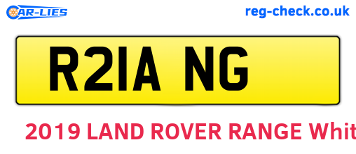 R21ANG are the vehicle registration plates.