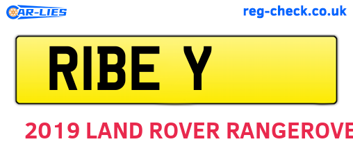 R1BEY are the vehicle registration plates.
