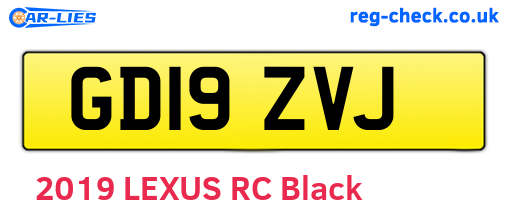 GD19ZVJ are the vehicle registration plates.