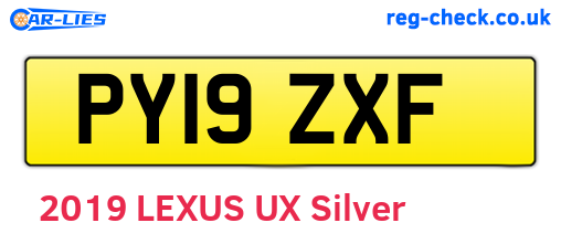 PY19ZXF are the vehicle registration plates.