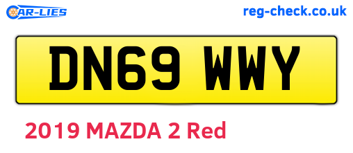 DN69WWY are the vehicle registration plates.