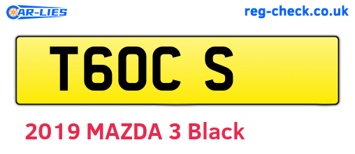 T6OCS are the vehicle registration plates.