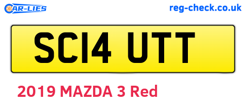 SC14UTT are the vehicle registration plates.