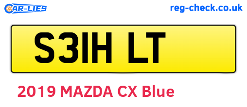 S31HLT are the vehicle registration plates.