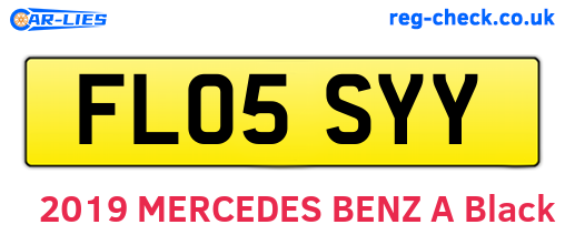 FL05SYY are the vehicle registration plates.