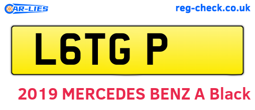 L6TGP are the vehicle registration plates.