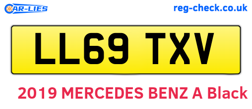 LL69TXV are the vehicle registration plates.