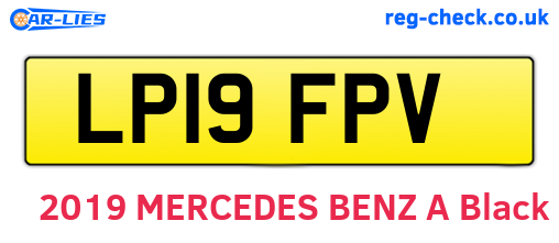 LP19FPV are the vehicle registration plates.