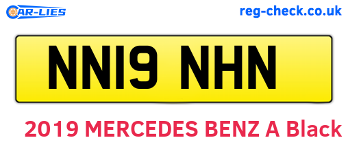 NN19NHN are the vehicle registration plates.