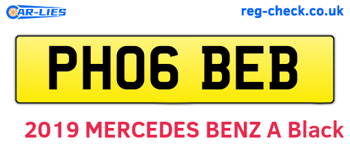 PH06BEB are the vehicle registration plates.
