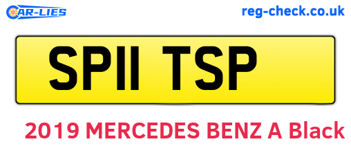 SP11TSP are the vehicle registration plates.