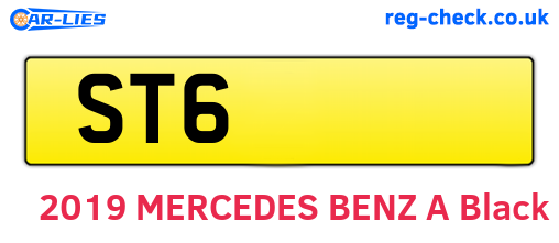 ST6 are the vehicle registration plates.