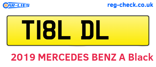 T18LDL are the vehicle registration plates.