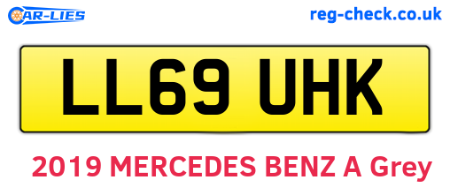 LL69UHK are the vehicle registration plates.