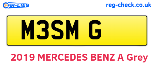 M3SMG are the vehicle registration plates.