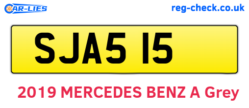 SJA515 are the vehicle registration plates.