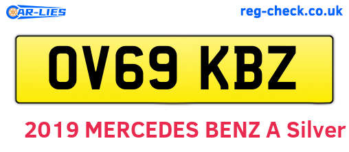 OV69KBZ are the vehicle registration plates.