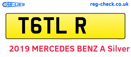 T6TLR are the vehicle registration plates.