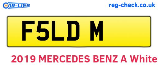 F5LDM are the vehicle registration plates.