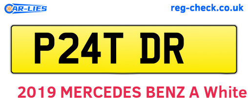 P24TDR are the vehicle registration plates.