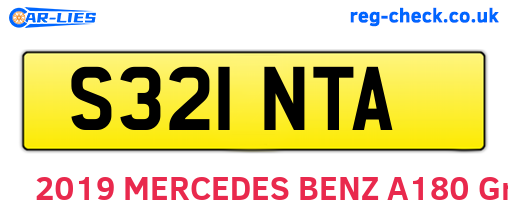 S321NTA are the vehicle registration plates.