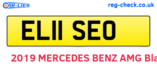 EL11SEO are the vehicle registration plates.