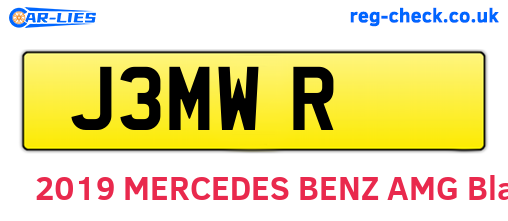 J3MWR are the vehicle registration plates.