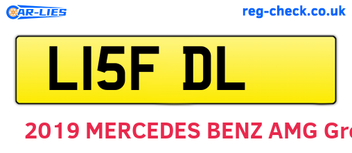 L15FDL are the vehicle registration plates.