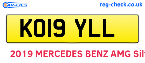 KO19YLL are the vehicle registration plates.