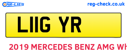 L11GYR are the vehicle registration plates.