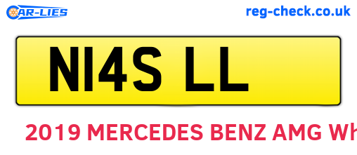 N14SLL are the vehicle registration plates.