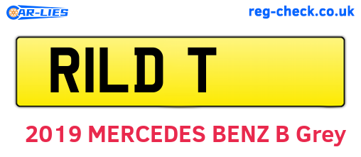R1LDT are the vehicle registration plates.