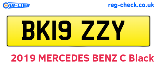 BK19ZZY are the vehicle registration plates.