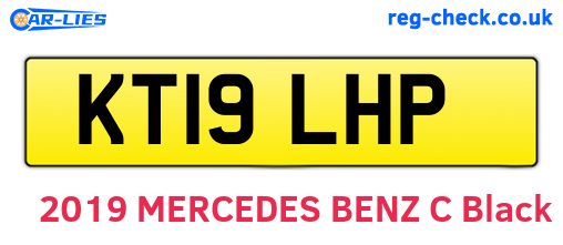 KT19LHP are the vehicle registration plates.