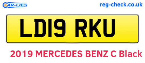 LD19RKU are the vehicle registration plates.