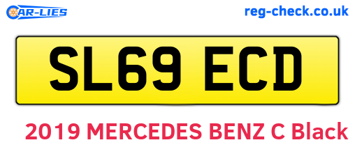 SL69ECD are the vehicle registration plates.