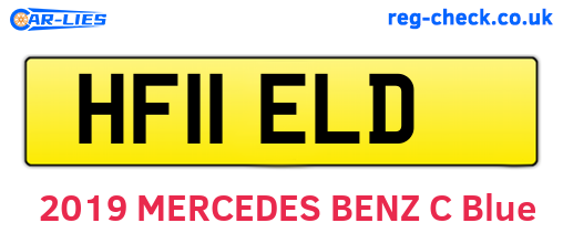 HF11ELD are the vehicle registration plates.
