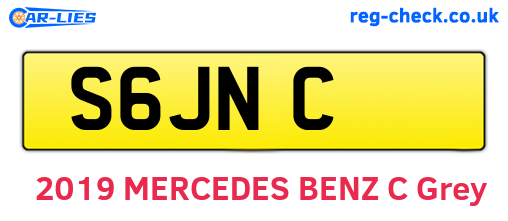S6JNC are the vehicle registration plates.
