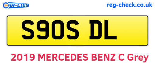 S90SDL are the vehicle registration plates.