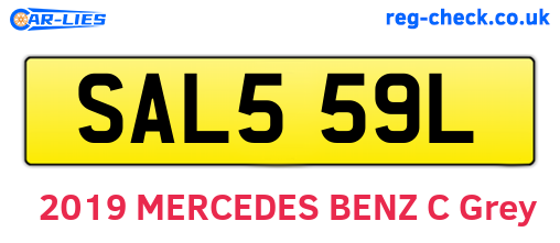 SAL559L are the vehicle registration plates.
