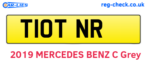 T10TNR are the vehicle registration plates.