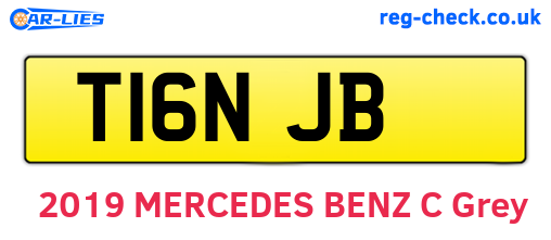 T16NJB are the vehicle registration plates.